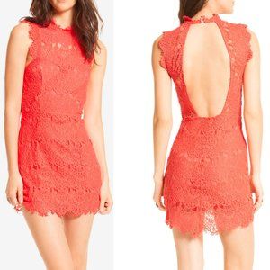 NWT FREE PEOPLE "Daydream" Lace Mini Dress, sz M